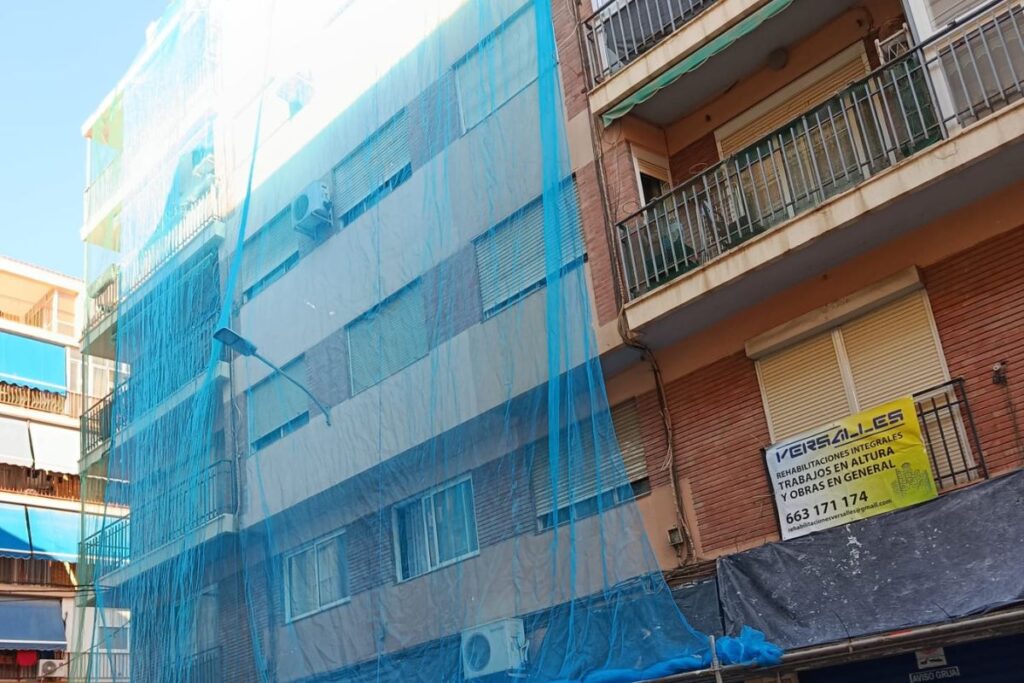 Rehabilitacion de fachadas en Alicante Versalles